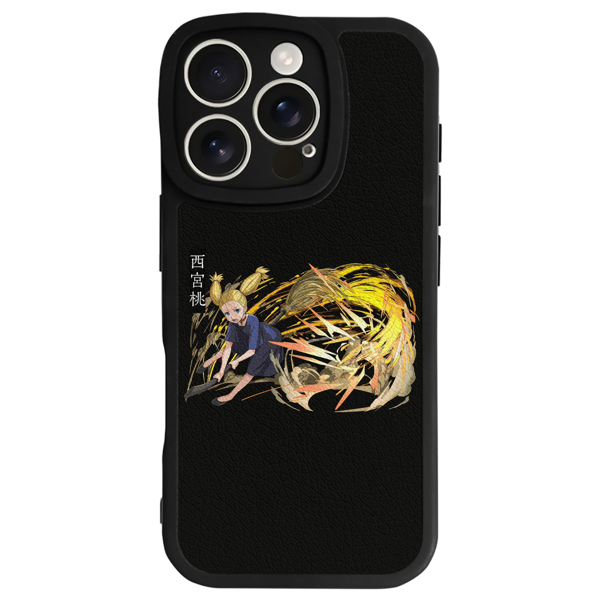 （画像用） 呪術廻戦 Jujutsu Kaisen 【iPhone 16シリーズ対応】シリコンスマホケース（レザー調） 材質：シリコン